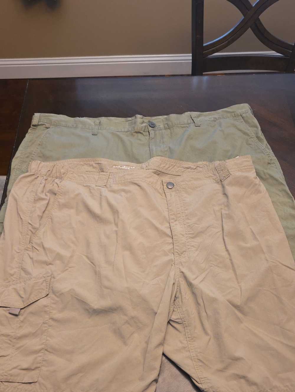 Men's Casual Khaki and Olive Cargo Pants